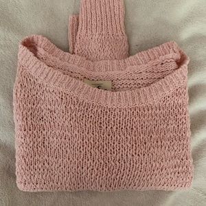 Pink hollister sweater
